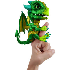 Wow Wee Fingerlings Untamed Dragon â€“ Series 1 â€“ Venom (Green) 3862 - Maqio