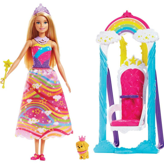 Barbie Dreamtopia Princess Swing Playset FJD06 - Maqio