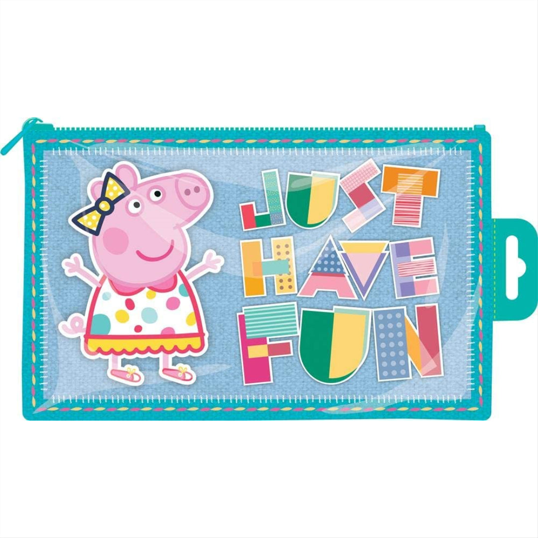 Peppa Pig Flat PVC Pencil Case - Maqio