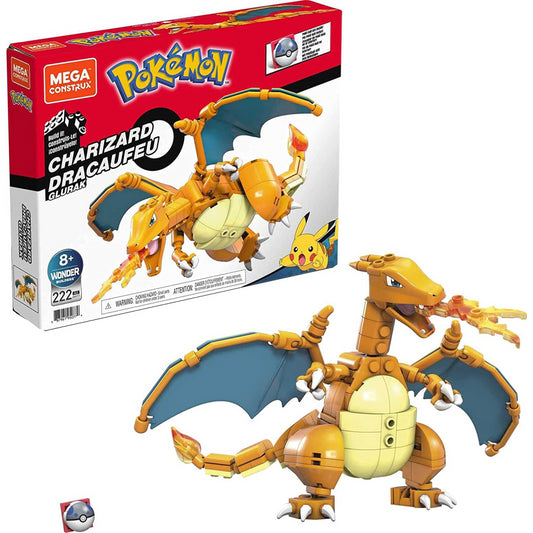 Mega Construx Wonder Builders Pokemon Charizard Action Figure - Maqio