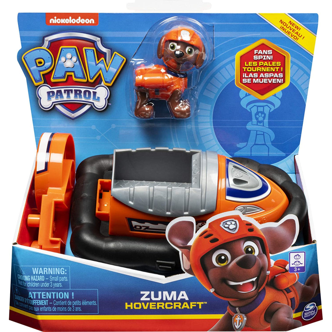 Paw Patrol Zumaâ€™s Hovercraft Vehicle with Collectible Figure 20114326 - Maqio