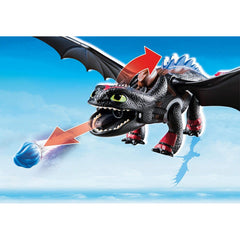 Playmobil Dreamworks Dragons Racing Hiccup and Toothless with Light Module - Maqio