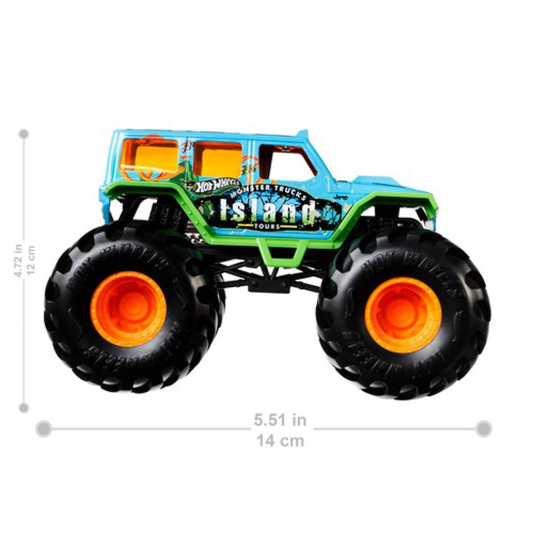 Hot Wheels Monster Trucks 1:24 Jeep Die-Cast Vehicle - Maqio