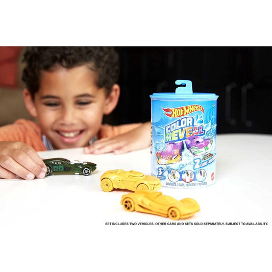 Hot Wheels Colour Reveal Pack of 2 Random Cars Blink Pack - Maqio