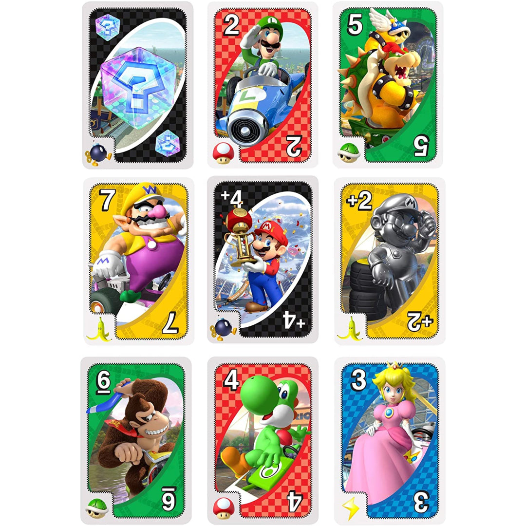 Uno Mariokart Card Game by Mattel - Maqio