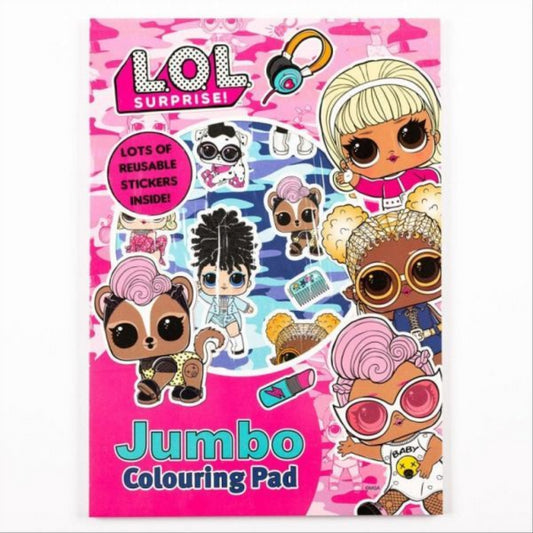 LOL Surprise Jumbo Colouring Pad - Maqio