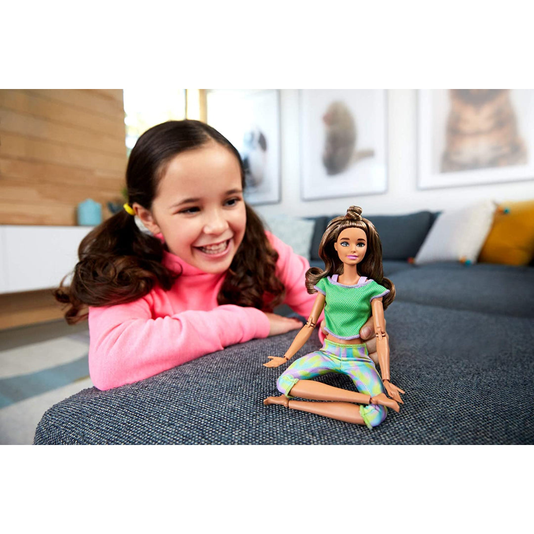 Barbie Light Brown Hair Made to Move Doll Flexible Yoga Doll – Maqio