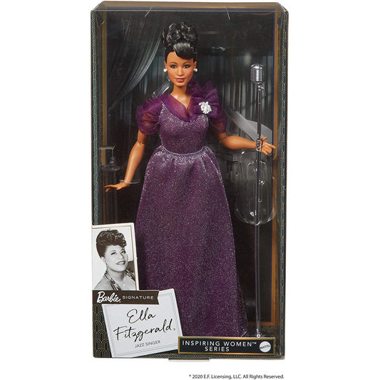 Barbie Ella Fitzgerald Inspiring Women Doll GHT86 - Maqio