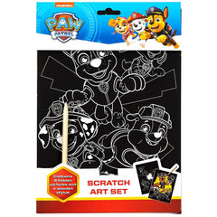 Paw Patrol Scratch Art Set - Maqio