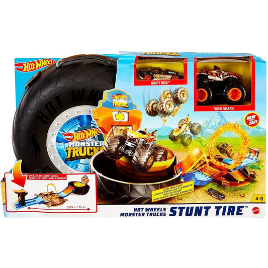 Hot Wheels Stunt Tire Monster Truck Set - Maqio