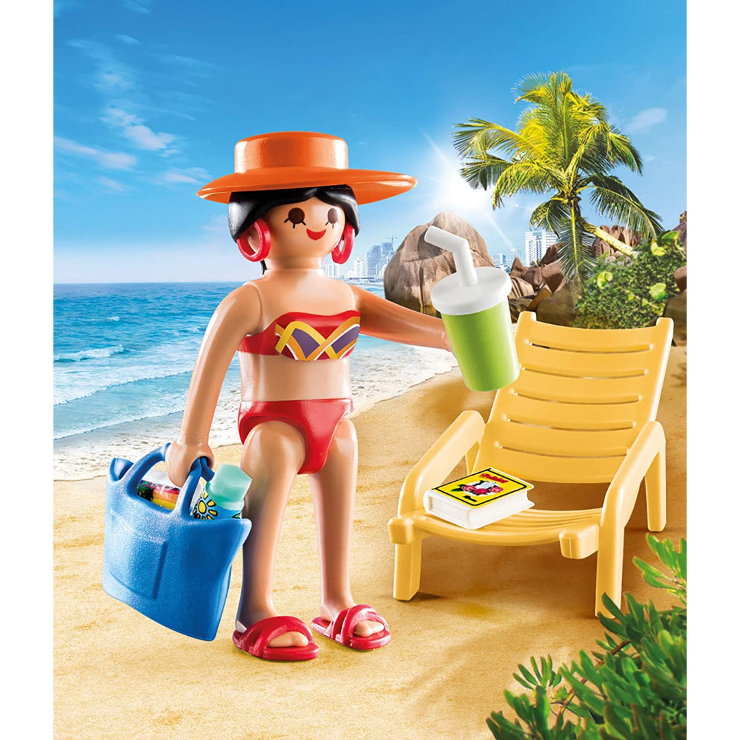 Playmobil Specia12 pc Plus Sunbather with Lounge Chair - Maqio