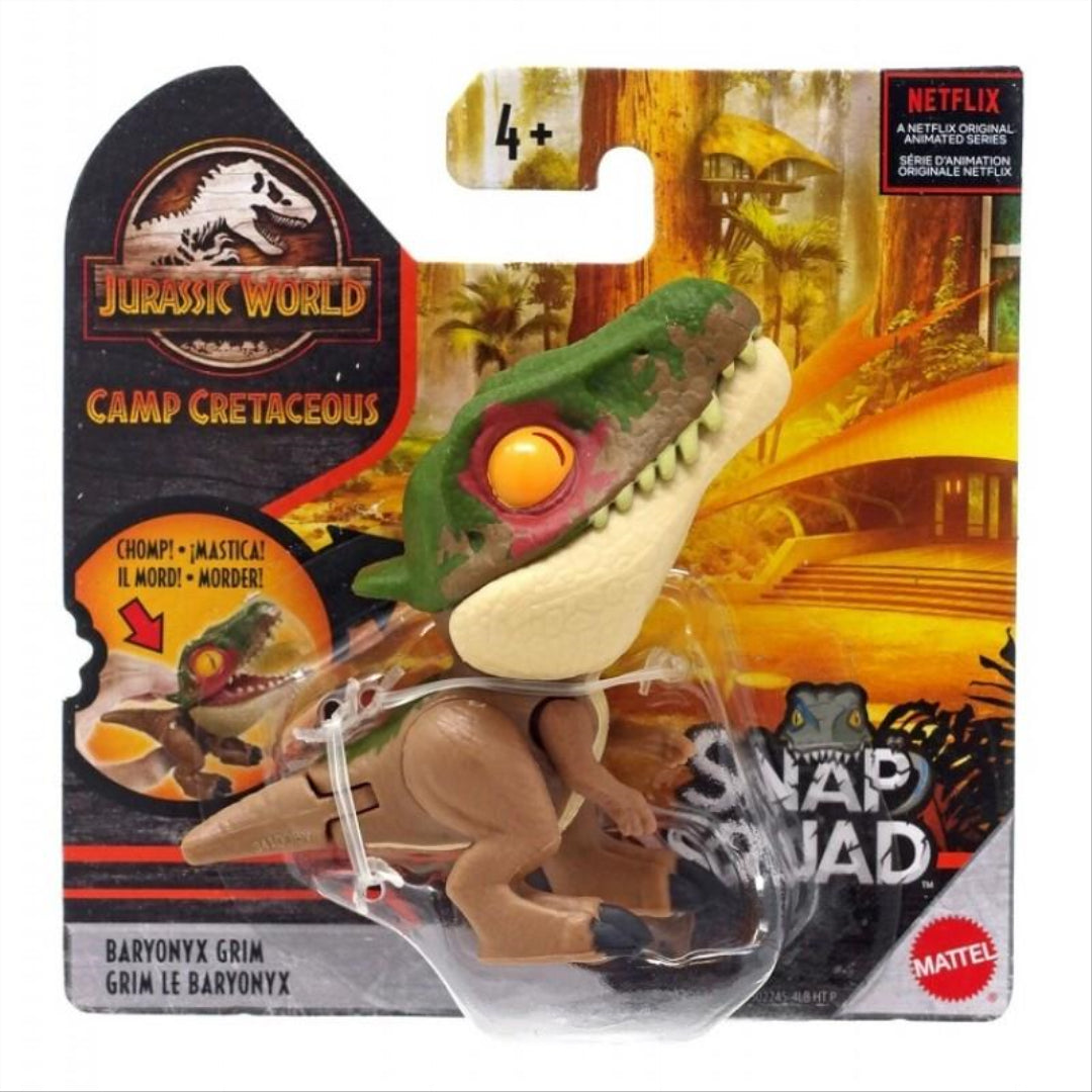 Jurassic World Snap Squad Camp Cretaceous - Baryonx Grim - Maqio