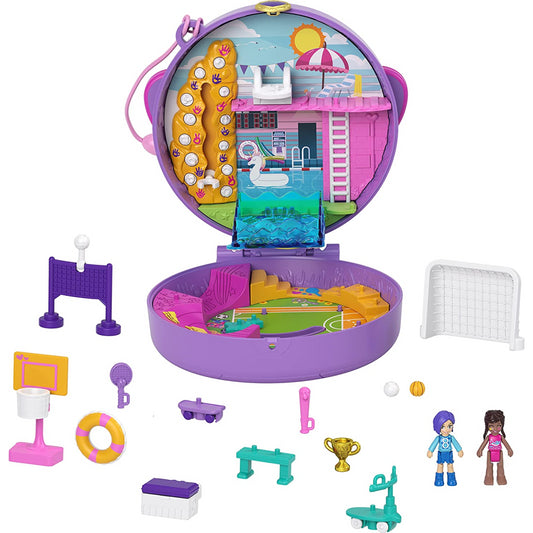 Polly Pocket Mini Football Soccer Squad Doll Playset