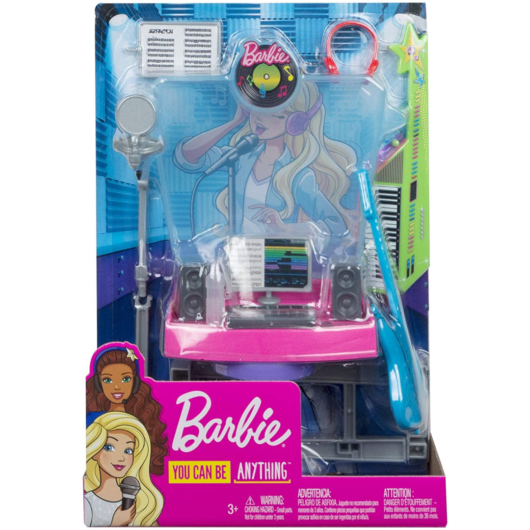 Barbie Music Suite Places Playset with Accessories GJL67 - Maqio