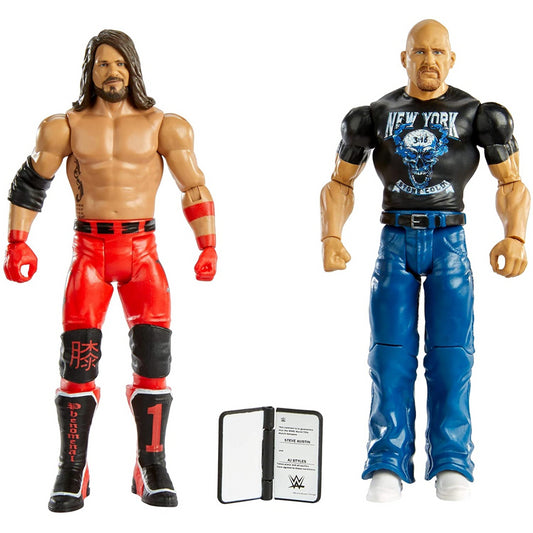 WWE Stone Cold Steve Austin vs AJ Styles Battle Pack GLB37 - Maqio