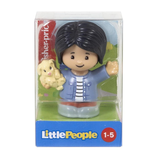 Fisher-Price Little People Single Figure 7cm - Mom & Puppy