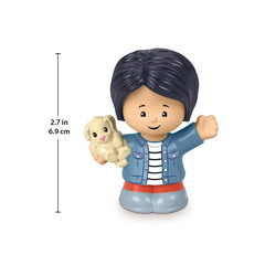 Fisher-Price Little People Single Figure 7cm - Mom & Puppy