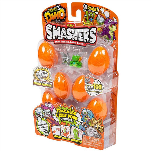 Zuru Smashers Series 3 Dino 8-Pack with Dig n' Find Surprise - Maqio