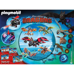 Playmobil Dreamworks Dragons Racing Hiccup and Toothless with Light Module - Maqio