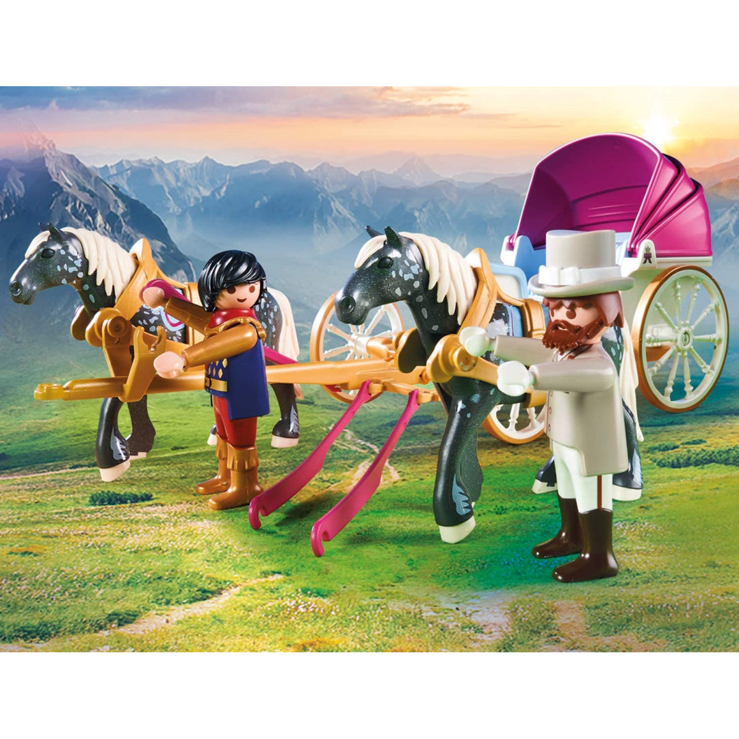 Playmobil Princess Castle Horse-Drawn Carriage Playset - Maqio