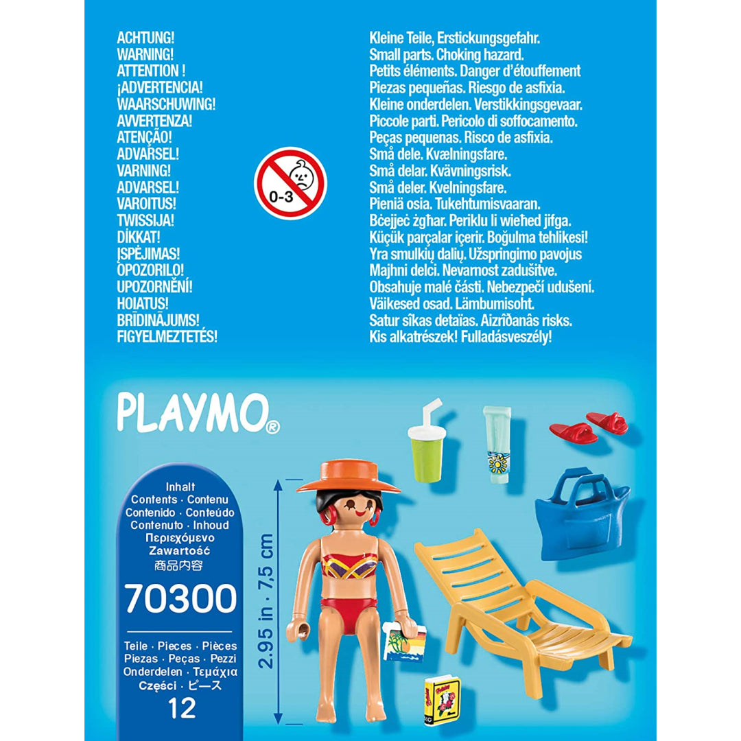 Playmobil Specia12 pc Plus Sunbather with Lounge Chair - Maqio