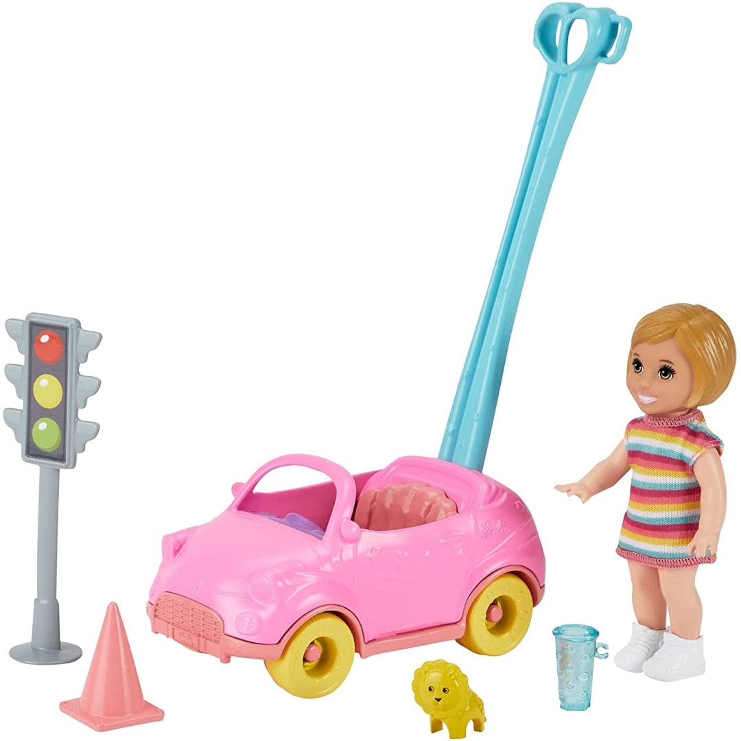 Barbie Skipper Babysitters Inc. Girl Toddler Doll and Toy Car - Maqio