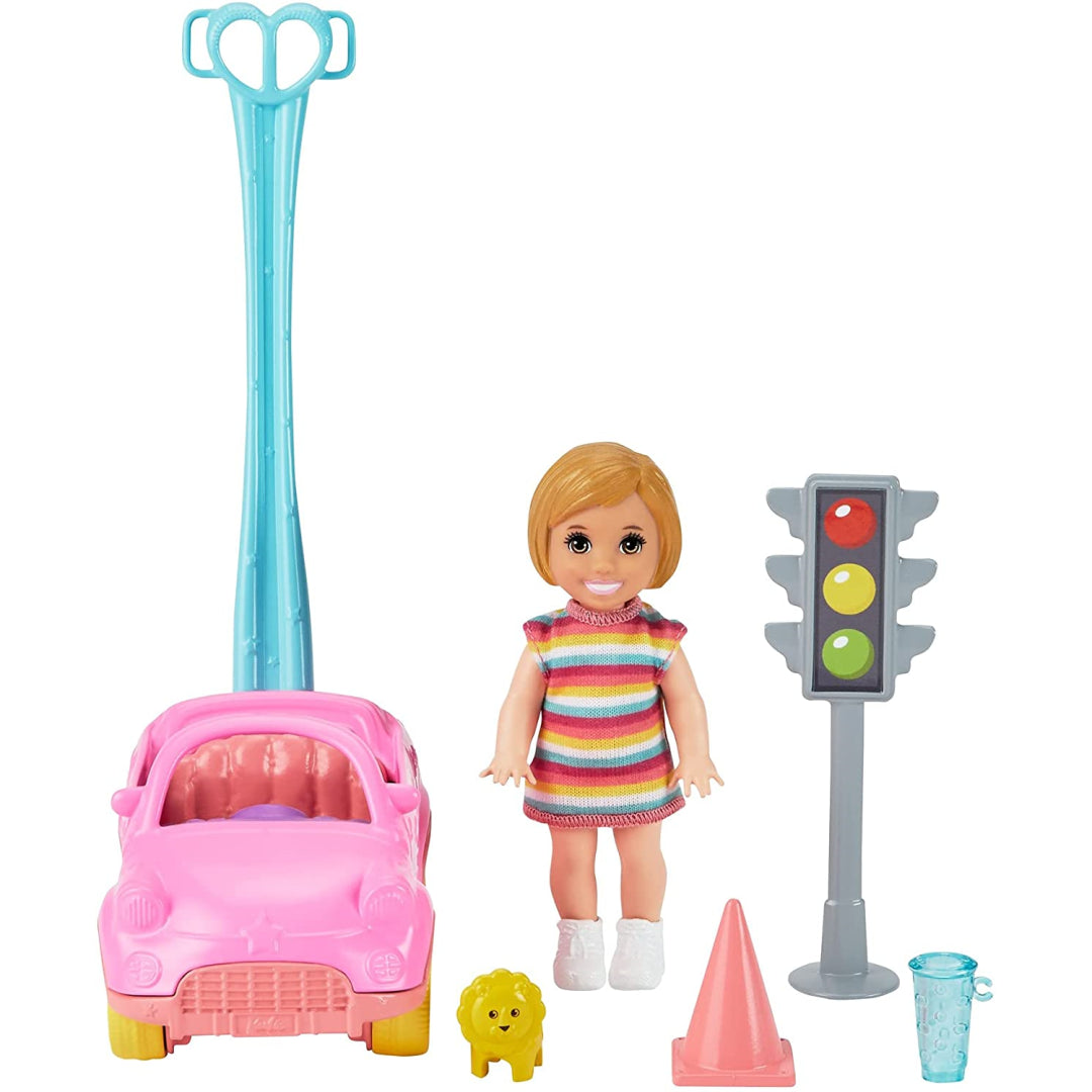 Barbie Skipper Babysitters Inc. Girl Toddler Doll and Toy Car - Maqio