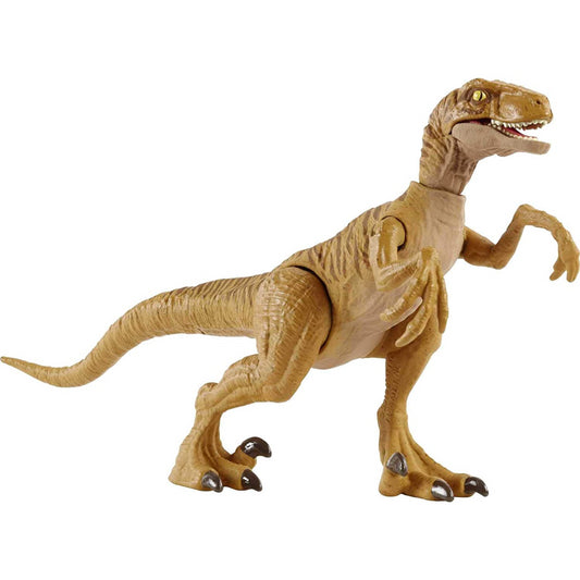 Jurassic World Savage Strike Feature Camp Cretaceous Figure - Brown Velociraptor