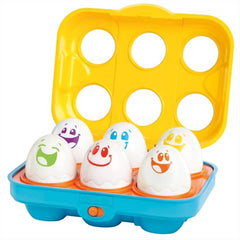 Fisher-Price Bright Starts Giggling Gourmet Put and Shake Eggs - Maqio