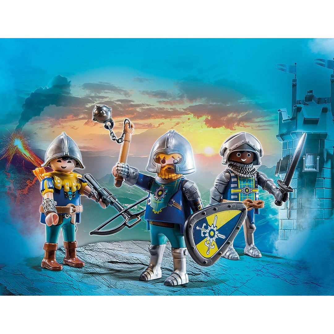 Playmobil Novelmore Knights Blue 3 Figure Set - Maqio