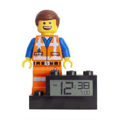 LEGO Movie 2 Emmet Kids Minifigure Light Up Alarm Clock - Maqio