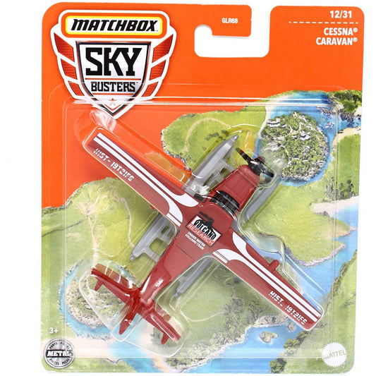 Matchbox Cessna Caravan Sky Busters Model Plane - Maqio