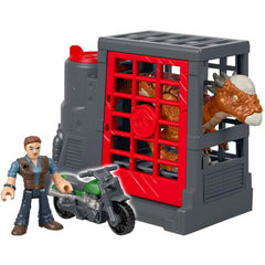 Jurassic World Imaginext Stygimoloch & Owen Action Figures