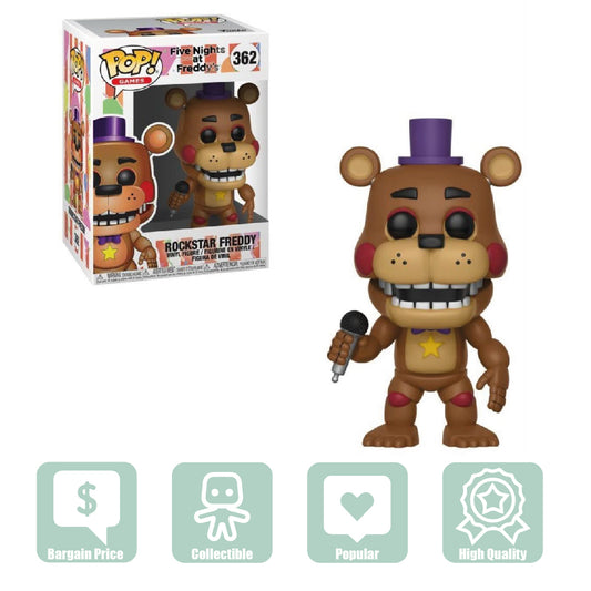 Funko POP Games Five Nights at Freddy's Rockstar Freddy Vinyl Figure 362 - Maqio