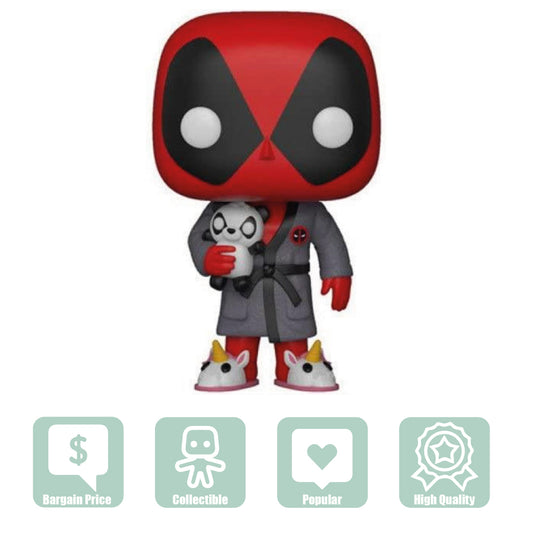 Funko 31118 POP Marvel Playtime-Deadpool in Robe 327 - Maqio